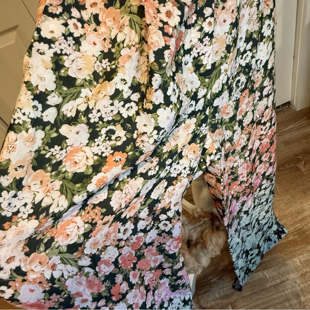 Reiss, NWOT Serena Floral Wide Leg Pants, Size 4 - Picture 7 of 16